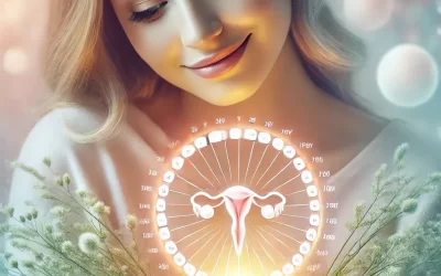Woman following healthy lifestyle to improve fertility naturally